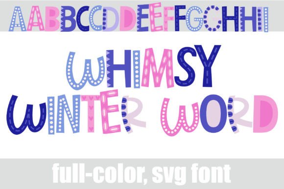 Bring a Frosty Charm to Your Projects with Whimsy Winter Word