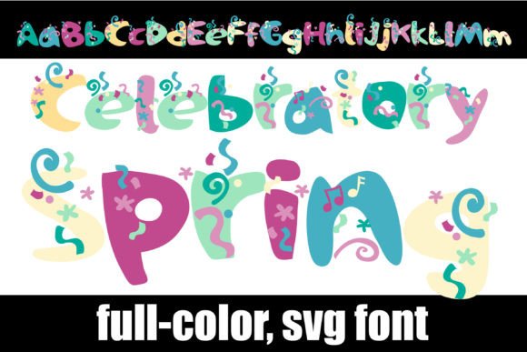 Celebrate Spring with Whimsical, Confetti-Filled Typography
