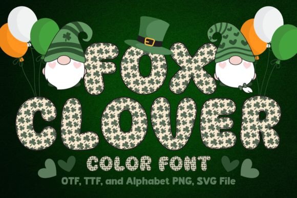 Fox Clover: A Playful Color Font for Heartfelt Designs