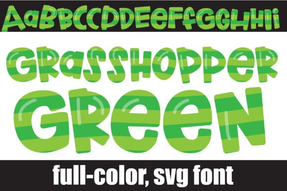 Grasshopper Green: A Whimsical Font for Bold, Playful Designs