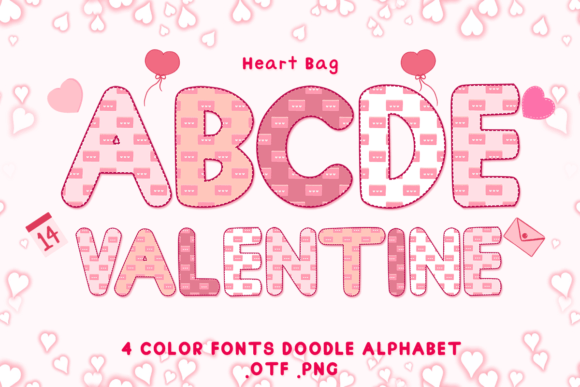 Heart Bag: A Color Font for Modern Designers