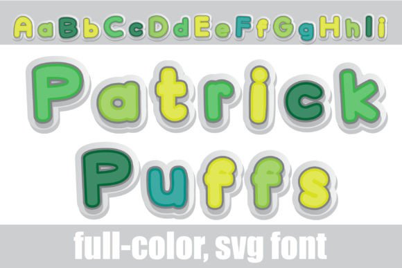 Patrick Puffs: A Bold 3D Sticker Font for Modern Design