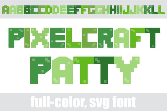 Pixelcraft Patty: A Video Game Style Font for Modern Design
