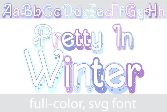 Pretty in Winter: Adding Festive Flair with a Modern Sans Serif