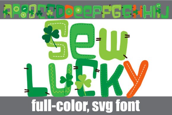 Sew Lucky: A Creative Font with Handcrafted Charm