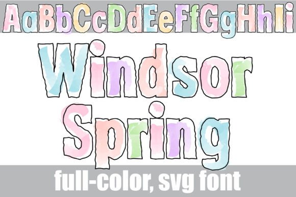 Windsor Spring: A Watercolor Font for Vibrant Projects